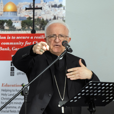 episode Bishop Shomali gives an update on the plight of West Bank and Gazan Christians artwork