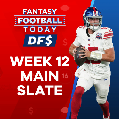 episode NFL DFS Week 12 Preview: Main Slate Lineups, Picks, Stacks and Ownership (FFT DFS) artwork