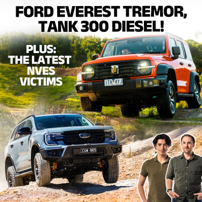 episode Tank 300 Diesel, Ford Everest Tremor & NVES Strikes again | The CarExpert Podcast artwork