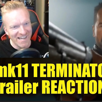 episode mk11 TERMINATOR trailer REACTION video!!! artwork