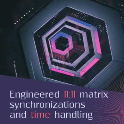 episode Engineered 11:11 matrix synchronizations and time handling artwork