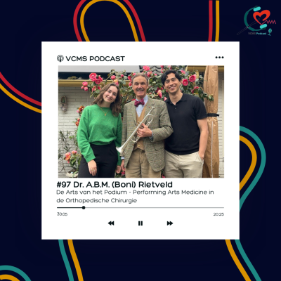 episode #97 De Arts van het Podium - Performing Arts Medicine in de Orthopedische Chirurgie met Dr. Boni Rietveld artwork