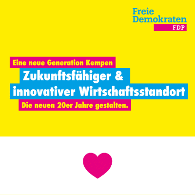 episode Eine neue Generation Kempen - Wahlprogramm der FDP (Zukunftsfähiger & innovativer Wirtschaftsstandort) artwork
