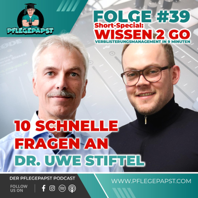 episode Wissen2Go-Special #39: 10 Schnelle Fragen an Dr. Uwe Stiftel - Verblisterungsmanagement in 9 Min. artwork