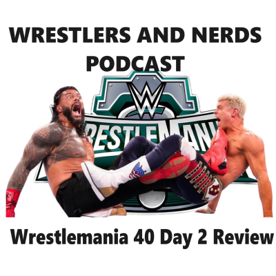 episode 120. Wrestlemania 40 day 2 review (in danish) artwork