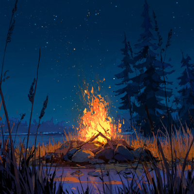 episode Crackling Fire & Evening Crickets artwork