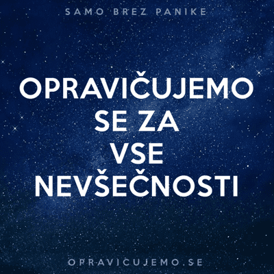 Imagen de portada del espectáculo Opravičujemo se za vse nevšečnosti