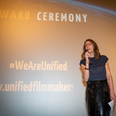 episode www.unifiedfilmmakers.com - heute mit Festival Director Patricia Mestanza Niemi artwork