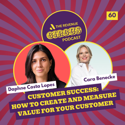 episode 🎪 Customer Success - How to create and measure value for your customers | 60 Daphne Costa Lopes - Global Director Customer Success @ Hubspot artwork