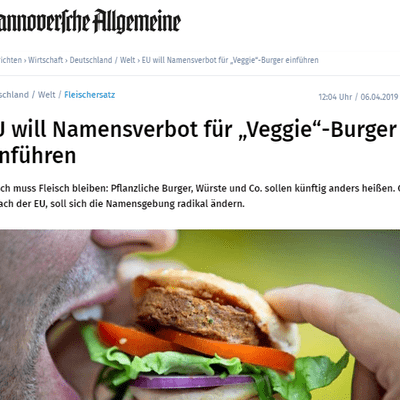 episode Folge 4 - Und weil das Wort Sojamilch die Verbraucher verwirrt, sollen Veggie-Burger bald Veggie-Discs heißen artwork