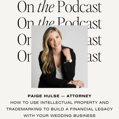 episode 189: Unlocking the Secrets of Intellectual Property for Wedding Pros with Paige Hulse artwork
