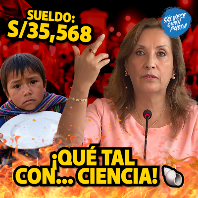 episode ¡DINA GANARÁ S/1,185 POR DÍA! ¿Y TÚ CON TUS 10 SOLES? #salvesequienpueda artwork
