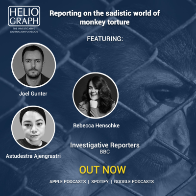 episode Heliograph Chapter 7: Reporting on the sadistic world of monkey torture artwork