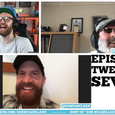 episode 27. Mick Ferry and Damo Clark artwork