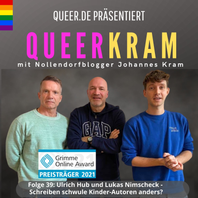episode Ulrich Hub und Lukas Nimscheck - Schreiben schwule Kinder-Autoren anders? artwork