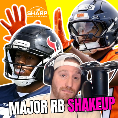 episode 2025 Fantasy Football RB Shakeup: Chubb, Walker, Dobbins & Sleepers artwork
