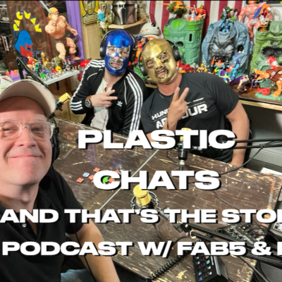 episode PLASTIC CHATS #podcast CONSPIRACY THEORIES NOT TOY TALK artwork