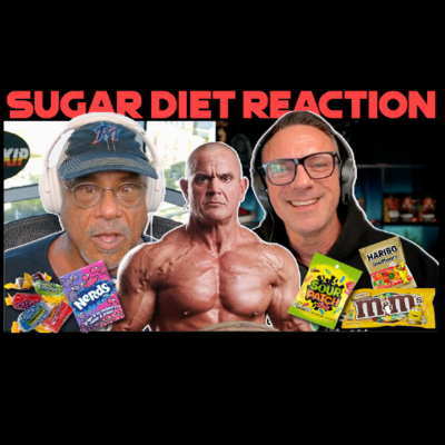 episode Blood Sweat & Gear - Mark Bell Sugar Diet 1000g Sugar Per Day? 😳 Reaction! artwork