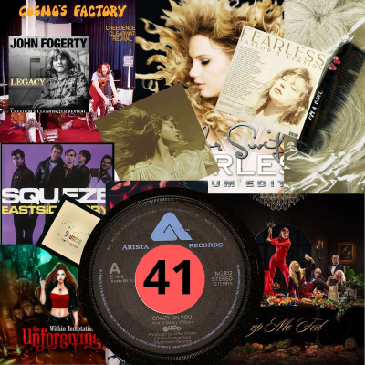 episode Afl. 41 Re-recording eigen nummers (Taylor's en John's version) en stevige meidenrock artwork