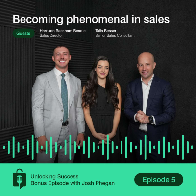 episode Becoming phenomenal in sales (Bonus Episode with Josh Phegan) artwork