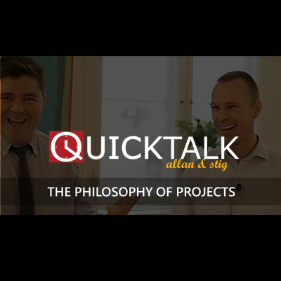 episode QuickTalk (0203) The Philosophy of Projects with Stig Kronvold artwork