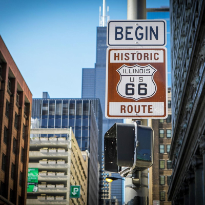episode USA: Route 66, Woody Guthrie Center, Colorado River, L.A. E-Bike artwork