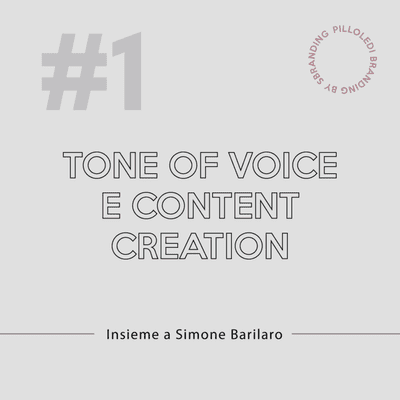 episode #1 Con Simone Barilaro: Tone of Voice (ToV) e Creazione di Contenuti artwork