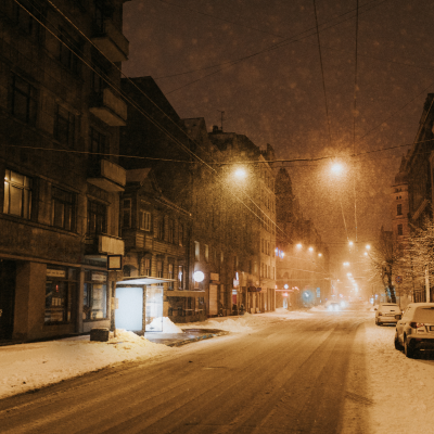 episode Snowy Chicago Night - 10 Hours Sleep Sound artwork