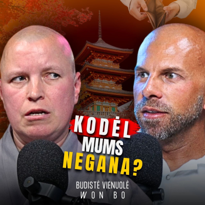 episode BUDISTŲ VIENUOLĖ: Kodėl mes nelaimingi, nors turime viską? Pokalbis, kuris keičia mąstymą | TG105 artwork