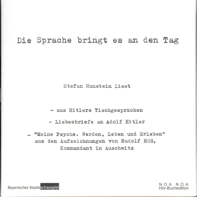 Die Sprache bringt es an den Tag