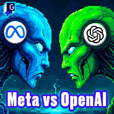 episode Batalla por la IA: Meta vs OpenAI artwork