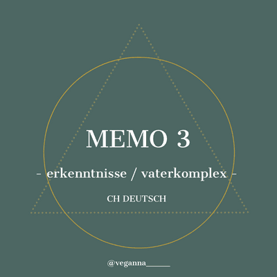 episode MEMO 3 - erkenntnisse - vaterkomplex - CH DEUTSCH artwork