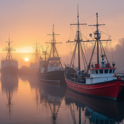 episode Fishing Boat Harbor - 10 Hours Sleep Sound artwork