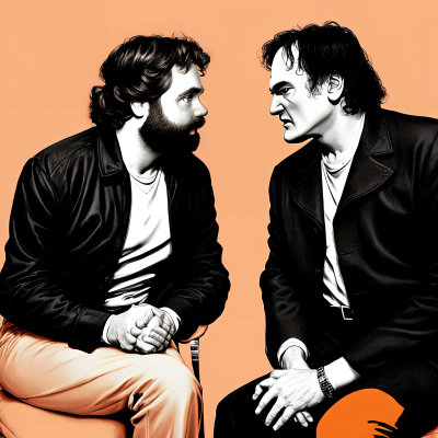 episode Zach Galifianakis talks movies with Quentin Tarantino artwork