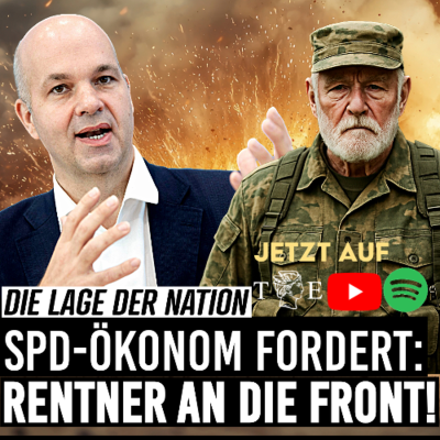 episode Rentner an die Front! SPD-Ökonom will Pflichtdienst für Alte | Die Lage der Nation artwork