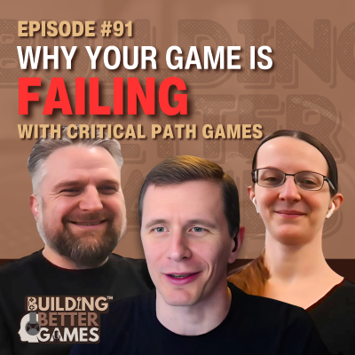 episode E91: How to Stop Compromising and Make the Studio You Actually Want with Critical Path Games artwork