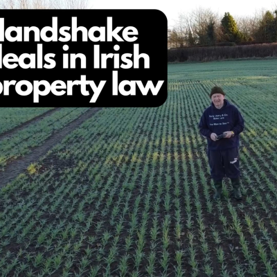 episode Handshake deals in Irish property law-are they enforceable? EP#713 artwork