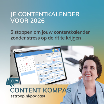 episode Zo maak je een effectieve contentkalender voor 2026 zonder stress artwork