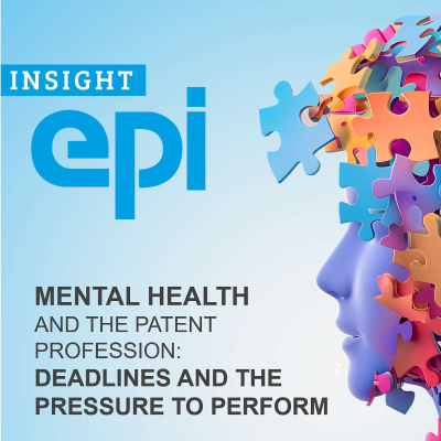 episode Mental health and the patent profession: Dealing with deadlines and the pressure to perform artwork