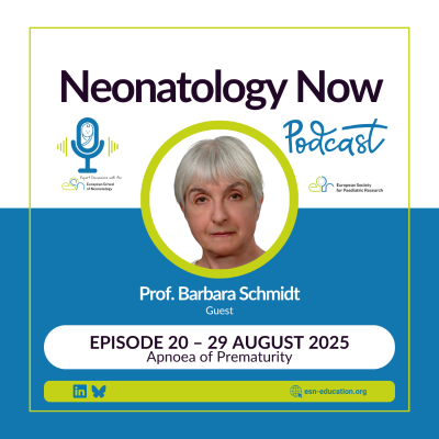 episode Apnea of prematurity with Prof Dr Barbara Schmidt artwork
