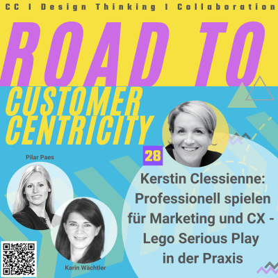 episode Folge 28 - Professionell spielen für Marketing und CX - Lego Serious Play in der Praxis. Mit Kerstin Clessienne artwork