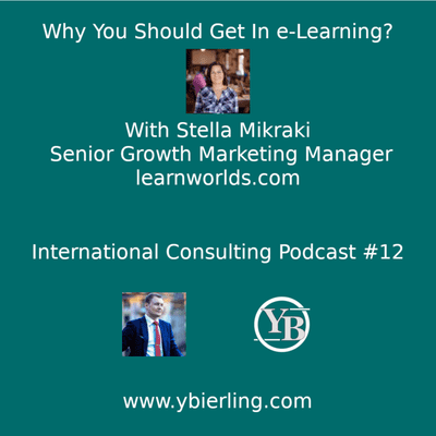 episode Why You Should Get In e-Learning? with Stella Mikraki - Senior Growth Marketing Manager at LearnWorlds artwork