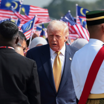 episode Handshakes and trade deals as Trump tours Asia artwork