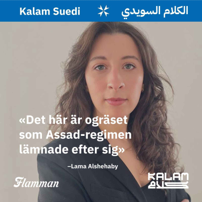 episode Kalam Suedi 2: Assads ogräs med Lama Alshehaby (Teaser) artwork