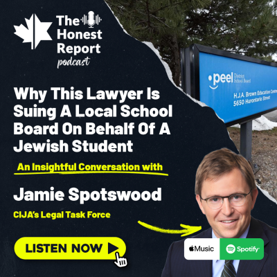 episode Why This Lawyer Is Suing A Local School Board On Behalf Of A Jewish Student: An Insighhtful Conversation With Jamie Spotswood artwork
