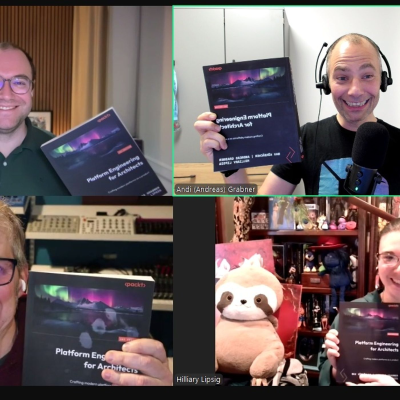 episode An Inside Look into Platform Engineering for Architects with the authors Max, Hilliary & Andi artwork