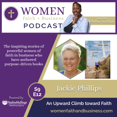 episode S9- E12- An Upward Climb Toward Faith with Jackie Phillips artwork