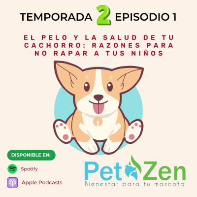 episode EL PELO Y LA SALUD DE TU CACHORRO, RAZONES PARA NO RAPAR A TUS NIÑOS artwork