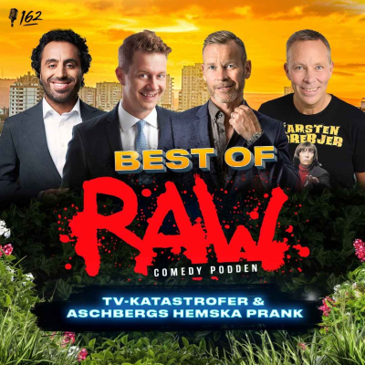 episode TV-katastrofer & Aschbergs hemska prank - Med Özz Nûjen, Mårten Andersson, Patrik Larsson och Tobbe Blom artwork