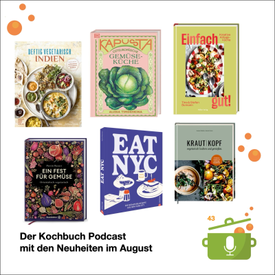episode Folge 43: Die Kochbuch Highlights im August artwork